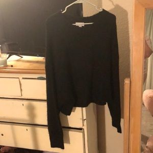 Black top shop sweater size L